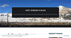 Desktop Screenshot of joeygibson.com